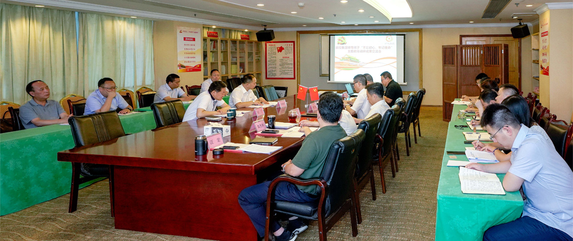PT视讯集团领导班子召开“不忘初心、牢记使命”主题教育调研成果交流会