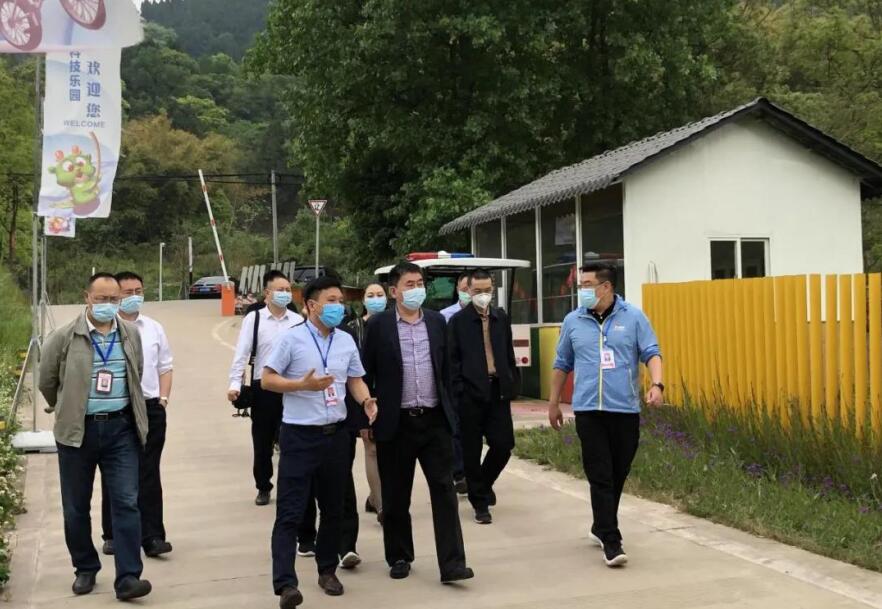 PT视讯集团领导到金龙长城景区调研指导工作