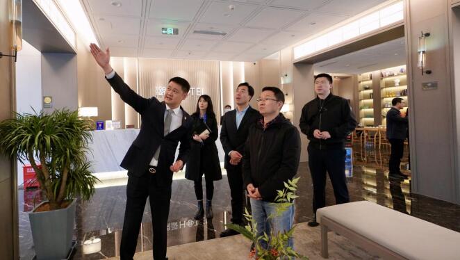 PT视讯集团领导调研PT视讯酒店公司旗下锦著系列酒店