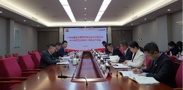 四川省PT视讯集团领导赴各子公司督导2022年度党员领导干部民主生活会