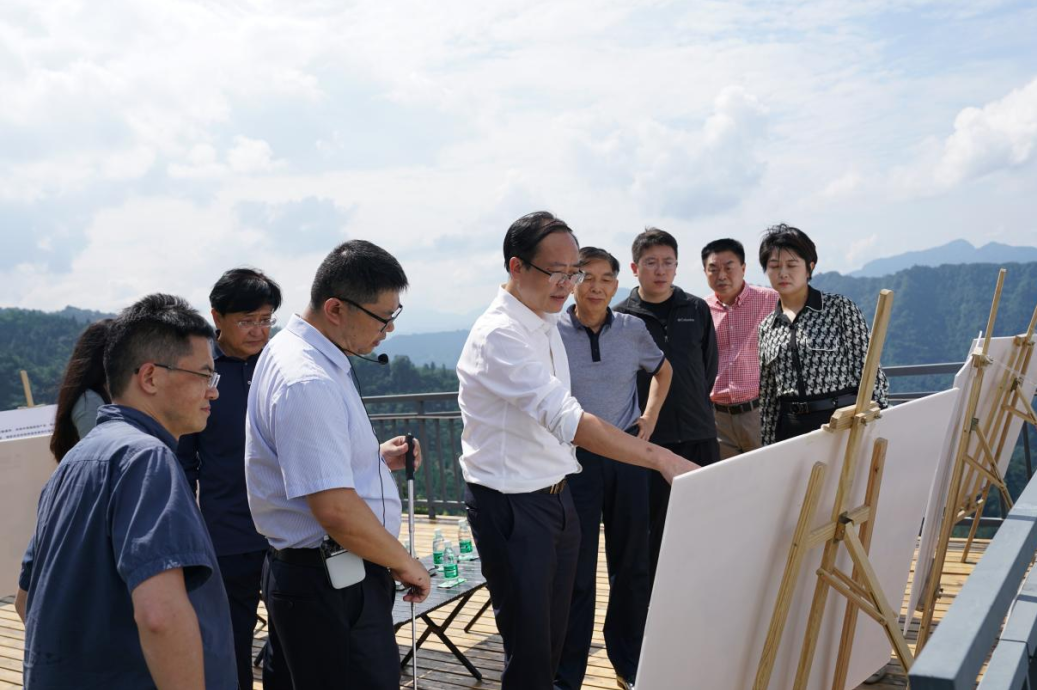 省PT视讯集团外部董事调研峨眉山太阳谷文旅康养项目